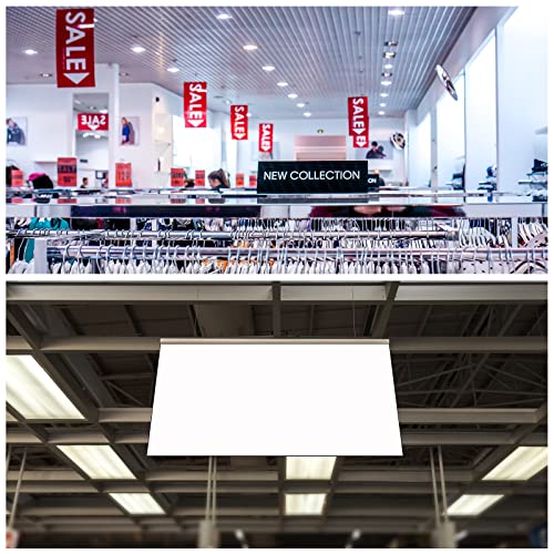 Image of MECCANIXITY PVC Poster Hanger Rail Poster Strip Bar 45cm /18inch Clear with Clips for Poster, Map, 4 Set