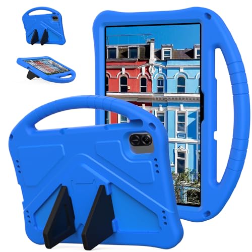 Coque Honor Pad X8a 11" pour enfant étui antichoc EVA bleu 2024