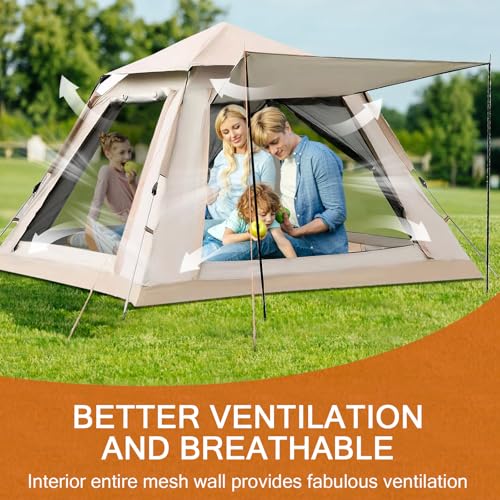 Carpa de Camping para 3-4 Personas ele ELEOPTION miniatura 4