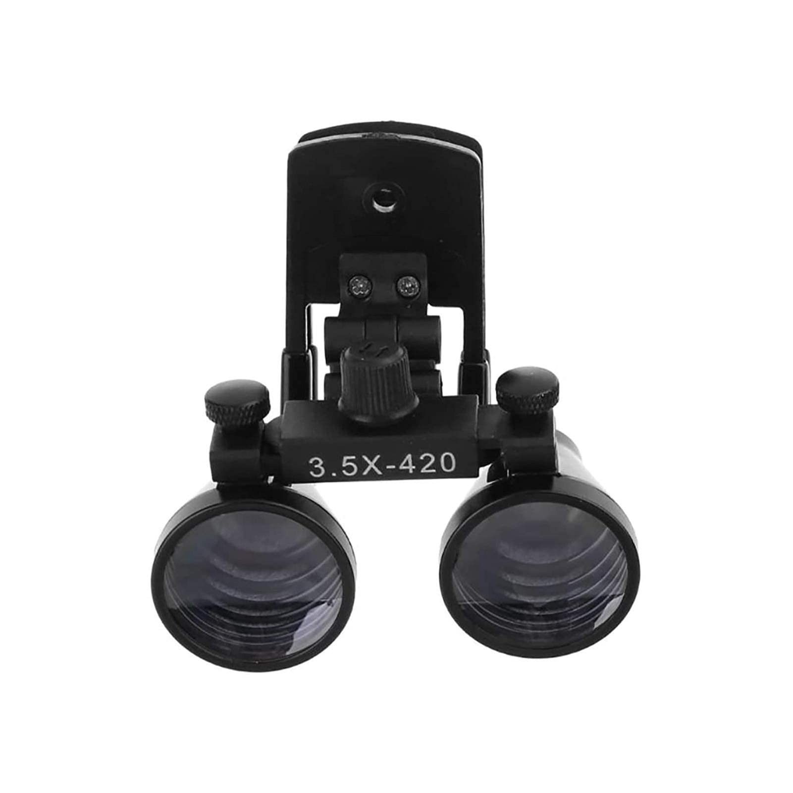 Lupas con Montura para la Cabeza, lupas con luz, Lupa con Clip de 3,5 aumentos, Lupa Binocular para Laboratorio