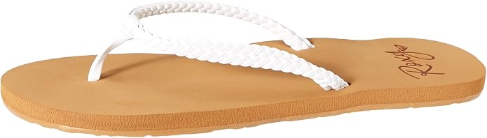 Roxy Women's Costas Sandal Flip-Flop Footbed: Soft EVA with etched Roxy script