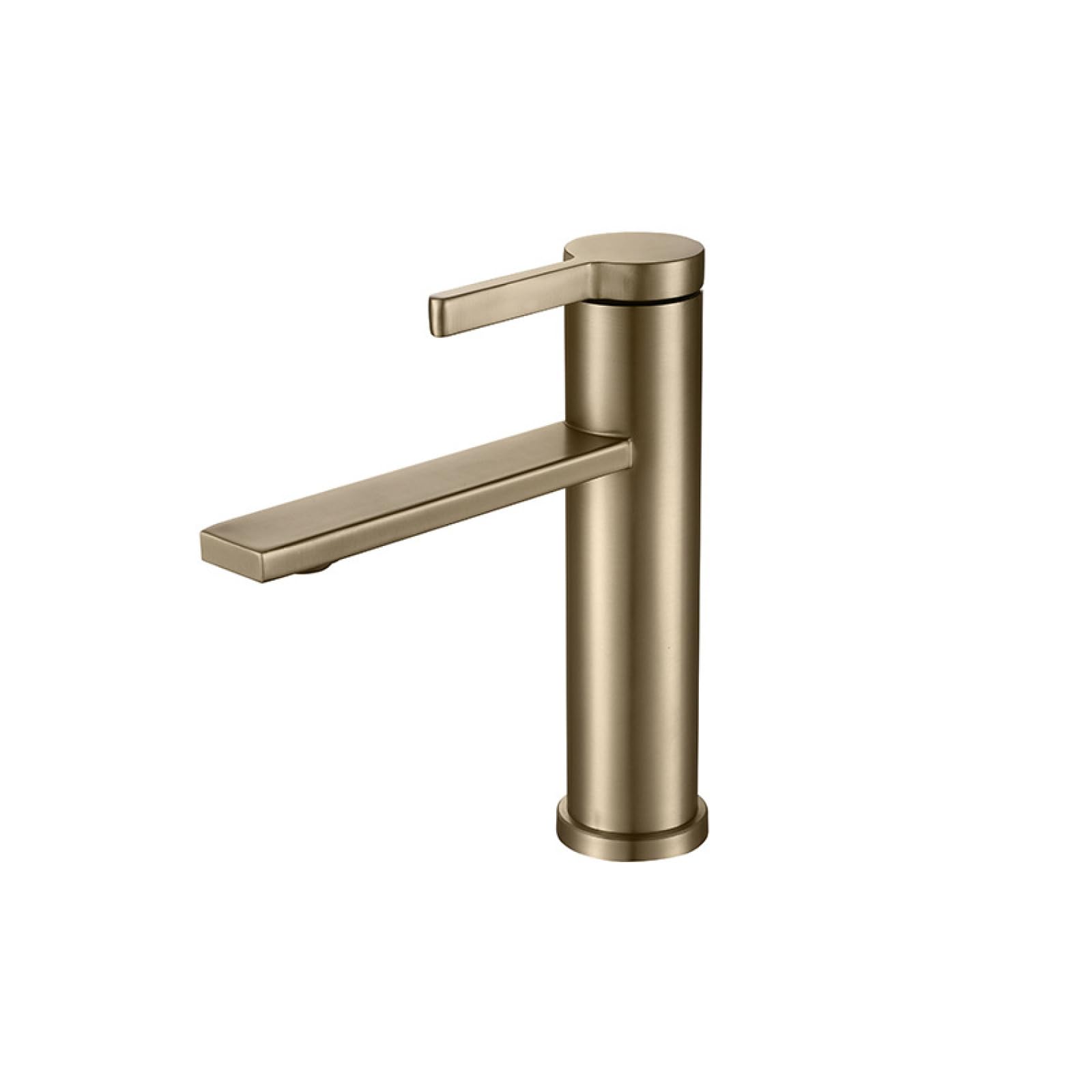 Fanjubei Pvd Gold Is Short 304 Stainless Steel Hot And Cold Simple Faucet, Gold Low