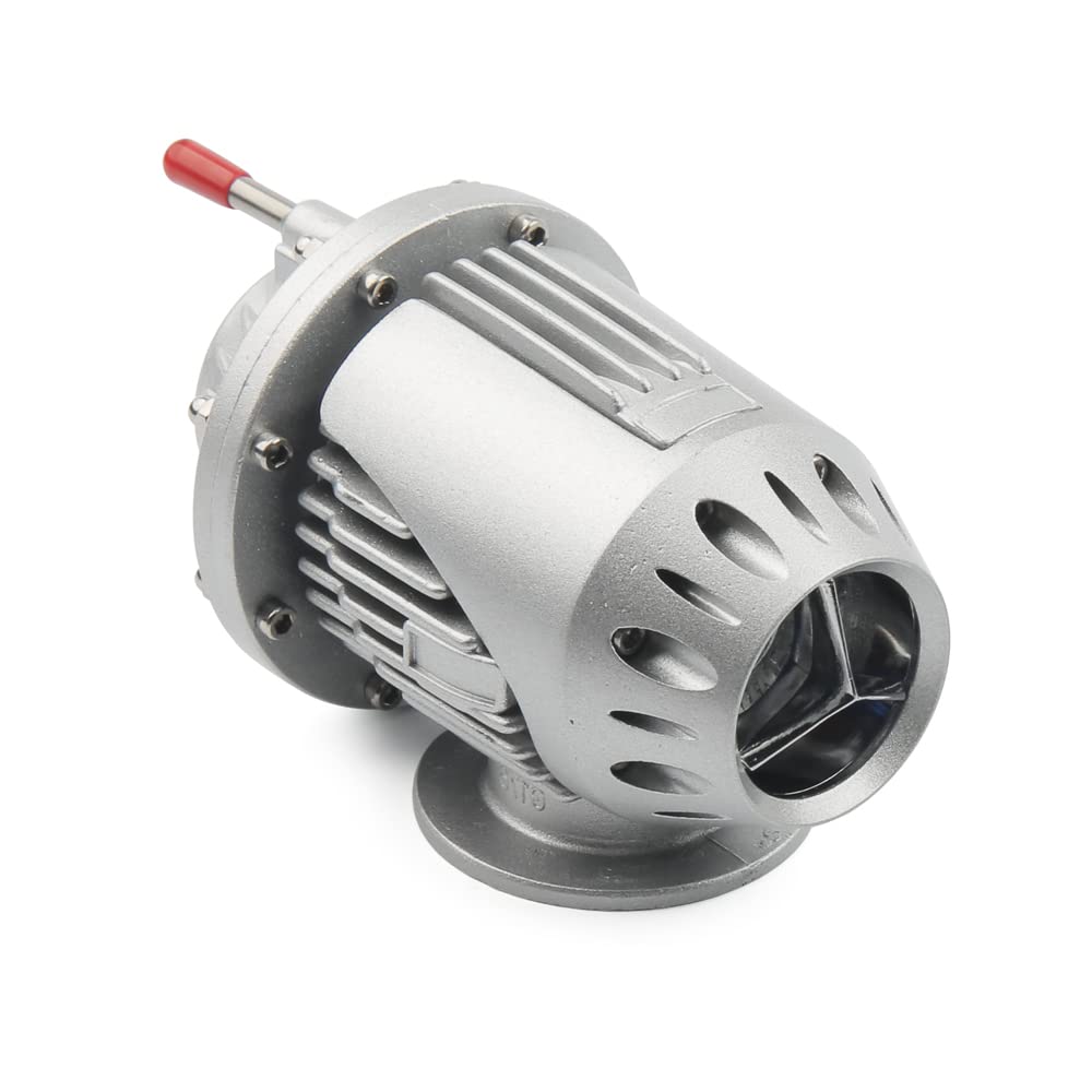 VáLvulas De Escape Válvula de soplado Universal SQV SSQV Bov Turbo Bov con brida adaptadora Valvula De Descarga(Noir)