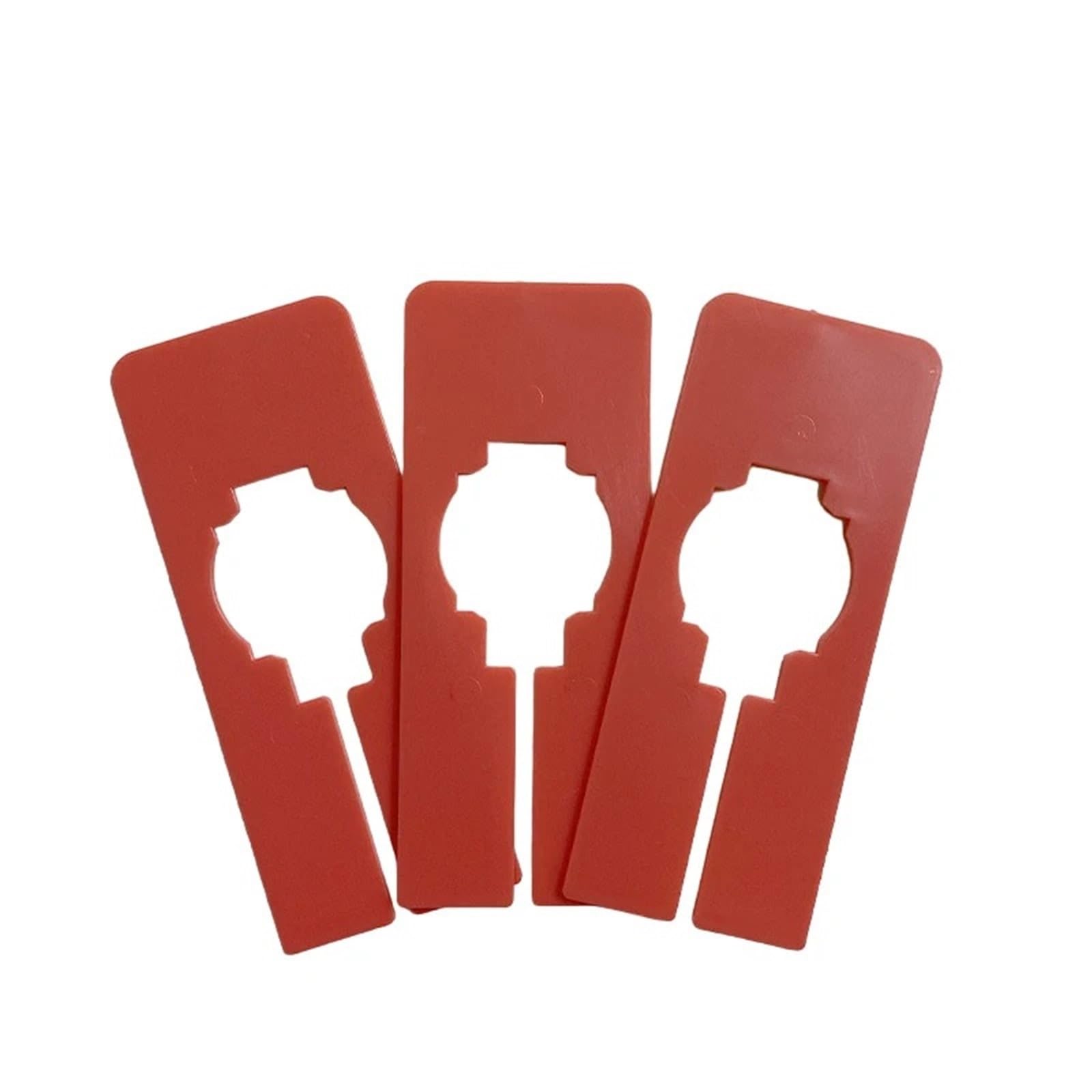 Yangshe Red 30Pcs Closet Dividers Organizers For Clothing Rack Size Labels Plastic