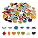 PandaHall Carreaux de Mosaïque en Céramique pour l'artisanat, 260g Cabochons en Porcelaine de Forme Mixte pour l'artisanat de Bricolage, Assiettes, Cadres, Pots de Fleurs, Bijoux Faits à la Main