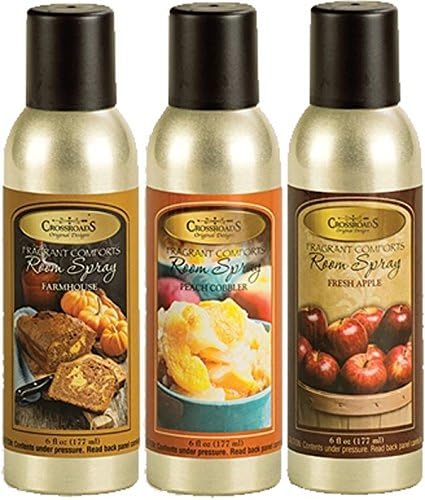 Crossroads Candles Country Farmhouse Room Spray Collection - Set of 3