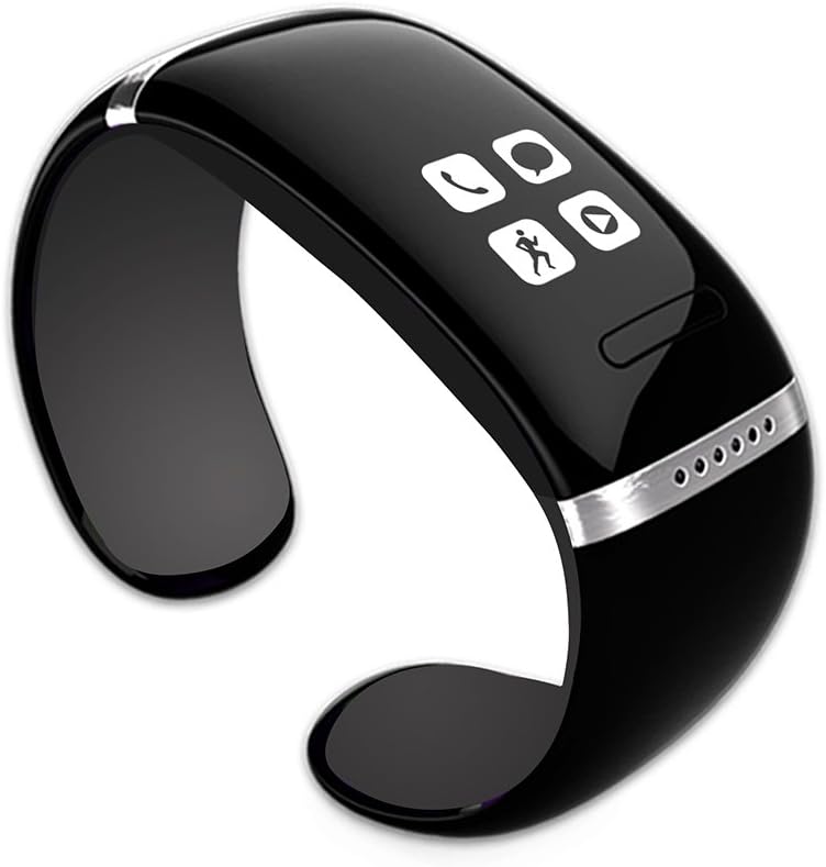 V3.0 Oled Touch Screen 3d Gyroscope Gravity Sensor Smart Bracelet Bluetooth Bracelet for Google Android Mobile Phone, Iphone, Microsoft Windows Phone System, Nokia Symbian (black)