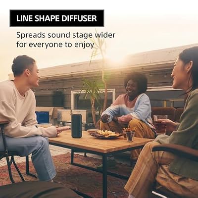 Sony SRS-XE300 X-Series Wireless Portable-Bluetooth-Speaker, IP67 Waterproof, Dustproof and Shockproof with 24 Hour Battery, Light Gray