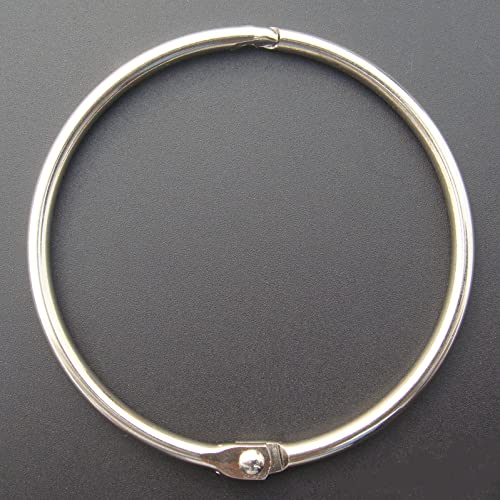 Kingforest 20Pcs Binder Rings 2 Inch,Nickel Plated Steel Book Rings,Loose Leaf Binder Rings,Key Rings,Metal Rings For Index Cards. #TOP6