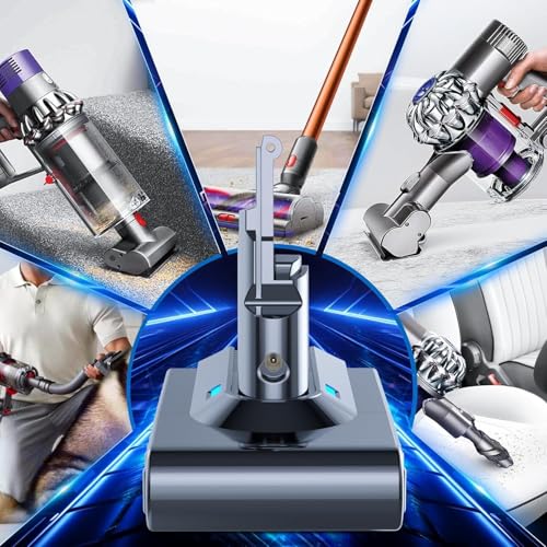 Image of Bonacell 21.6V Replacement for Dyson V8 Battery Compatible with Dyson V8 21.6 Volt 215681 967834-05 SV10 Animal /Absolute /Motorhead /Fluffy Handheld Cordless Vacuum Cleaner