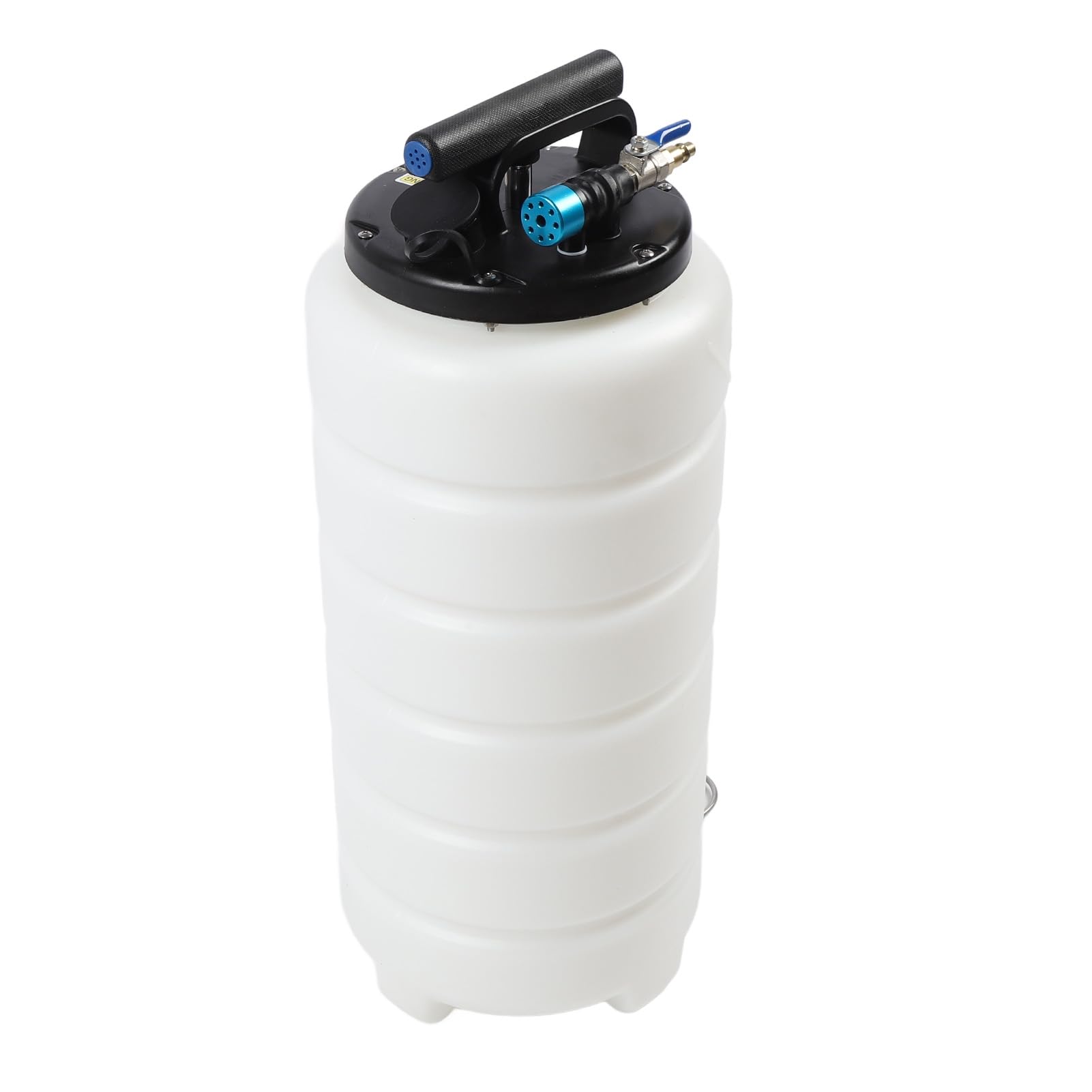 CHICIRIS Bomba Extractora de Aceite de 15 L Bomba de de Aceite ABS Extracción de Vacío Manual y Neumática con 2 Tubos Largos de 40 a 170 PSI para Automóviles, Motocicletas, Barcos, Equipos de Césped