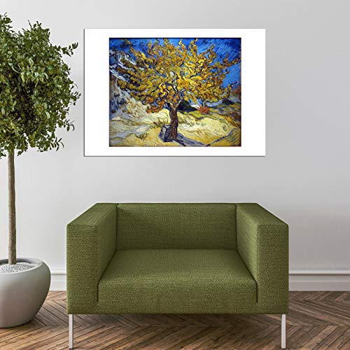 Affiche Vincent Van Gogh cadre grand format mat The Mulberry Tree Spiffing - 7