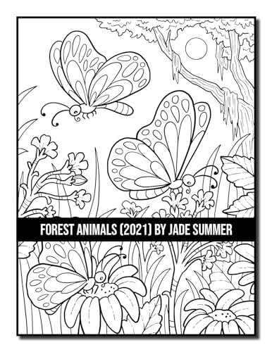 Forest Animals: An Adult Coloring Book with 50 Adorable Images of Woodland Creatures, Beautiful Flowers, Nature Scenes, and More! - Image 13