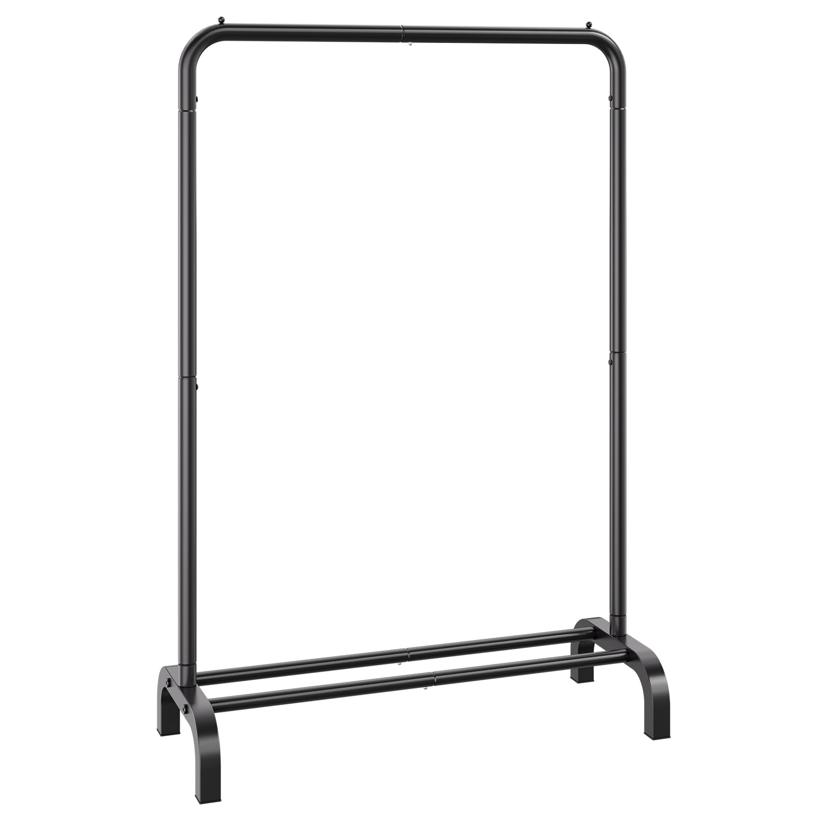 VEVOR Stand Appendiabiti Barra Singola Ripiano Singolo da Appendere per Camera da Letto Soggiorno, Appendiabiti in Acciaio al Carbonio Q235 Diametro del Tubo 25,4 mm, Stand Appendiabiti Peso di 2,9 kg