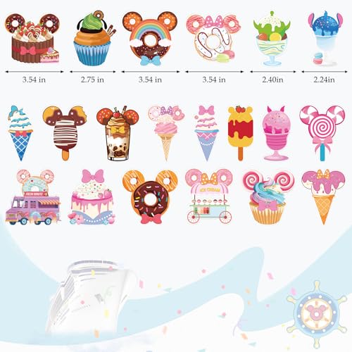 RiVolTa Mouse Cruise Door Magnets - 24 Pcs Cute Mice Decorations Magnets by RiVolTa - Used condition - Image 5