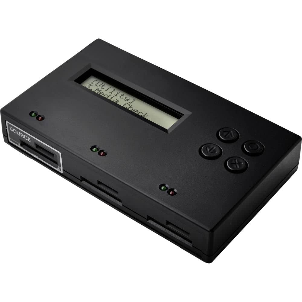 Renkforce RF-SDD-300 - Copia per schede di memoria SD, SDHC, SDXC, microSD, microSDHC, microSDXC con cancellazione