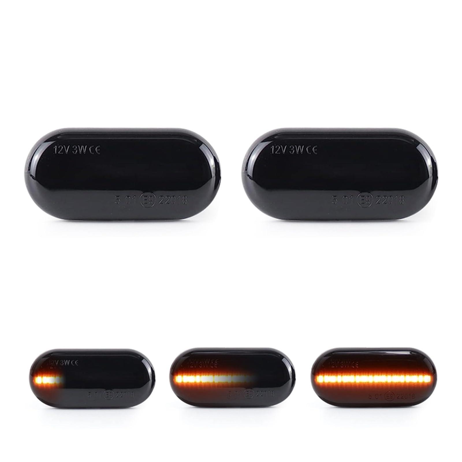 Luz Intermitente Para Nissan Para Primaster Para Kubistar Para Interstar 2002-2010 Lámpara LED Posición Lateral Guardabarros Luces Señal Giro Intermitente Coche
