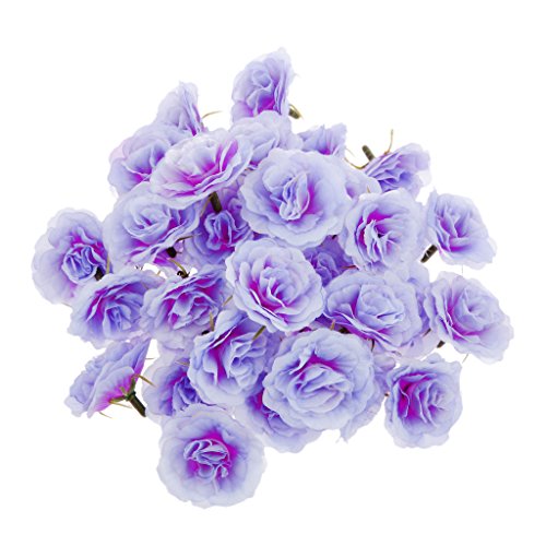 50pcs seta artificiale Rose teste di fiore fiore