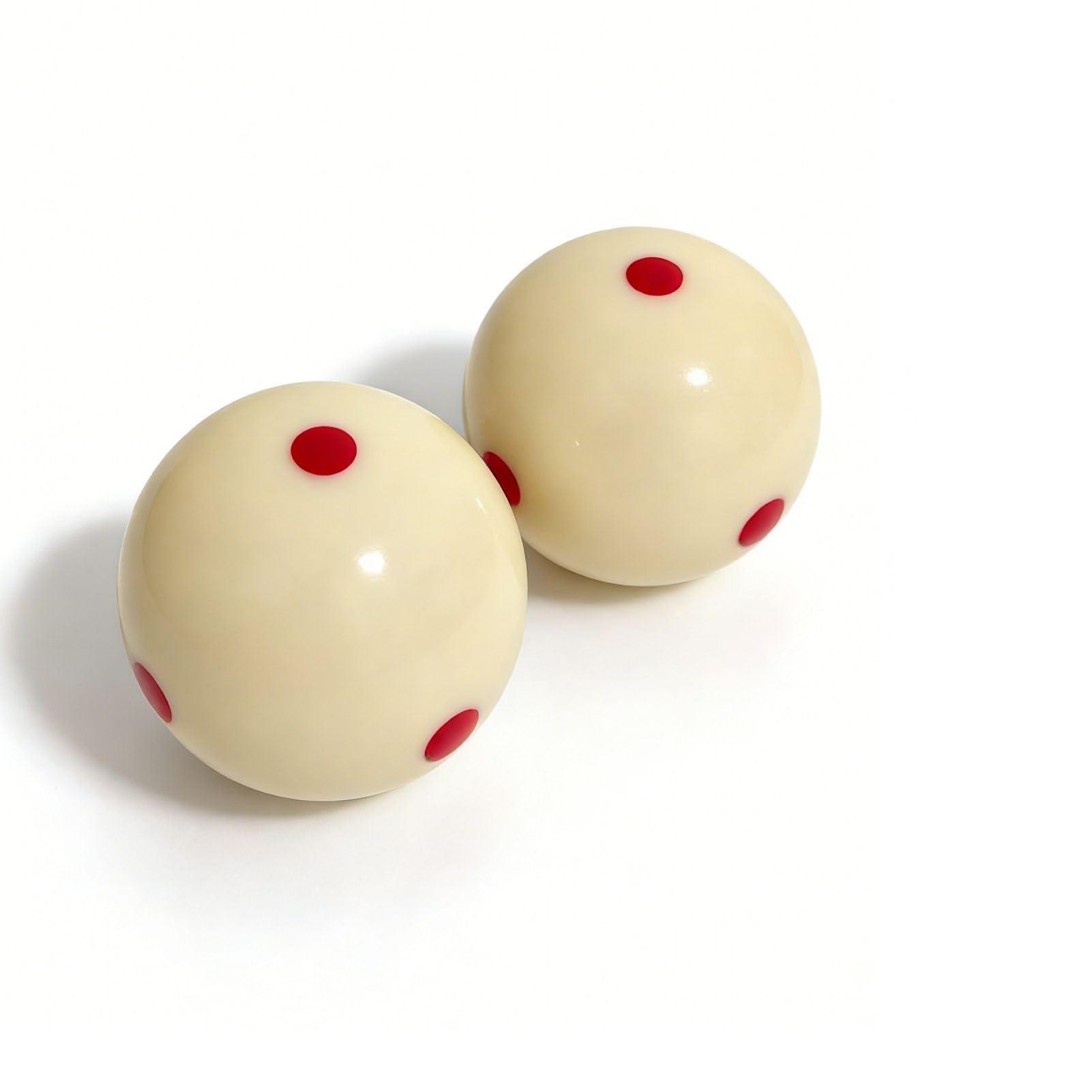 Bolas de Billar Blanca 57,2 mm 2 Piezas Entrenamiento Resina