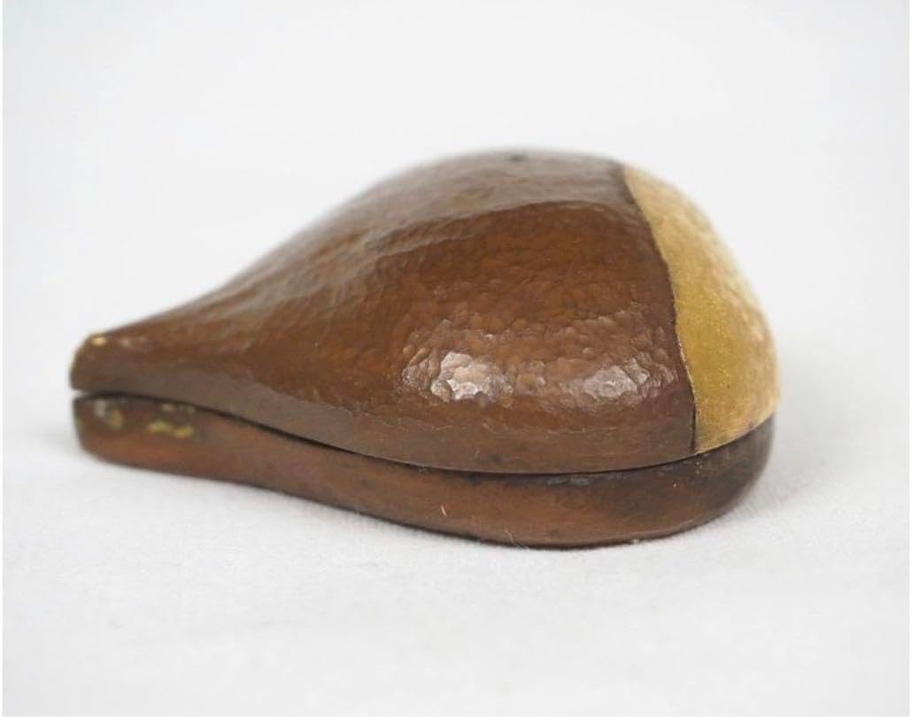 時代物 『泰』銘 金象嵌 手打ち鎚目 銅製香合 超 送料無料 時代物 『泰