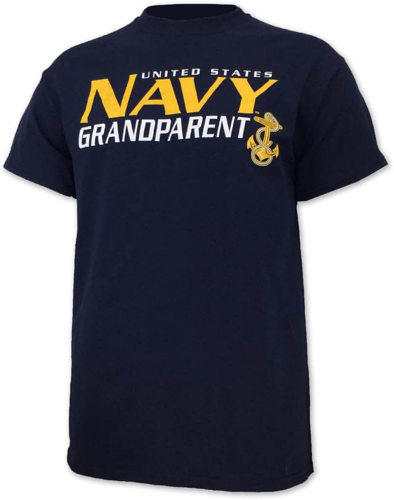 Armed Forces Gear United States Navy Grandparent T-Shirt (Navy)