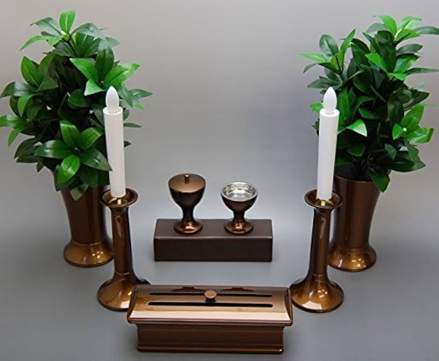 創価学会 しきみ用花瓶花瓶台セット仏具