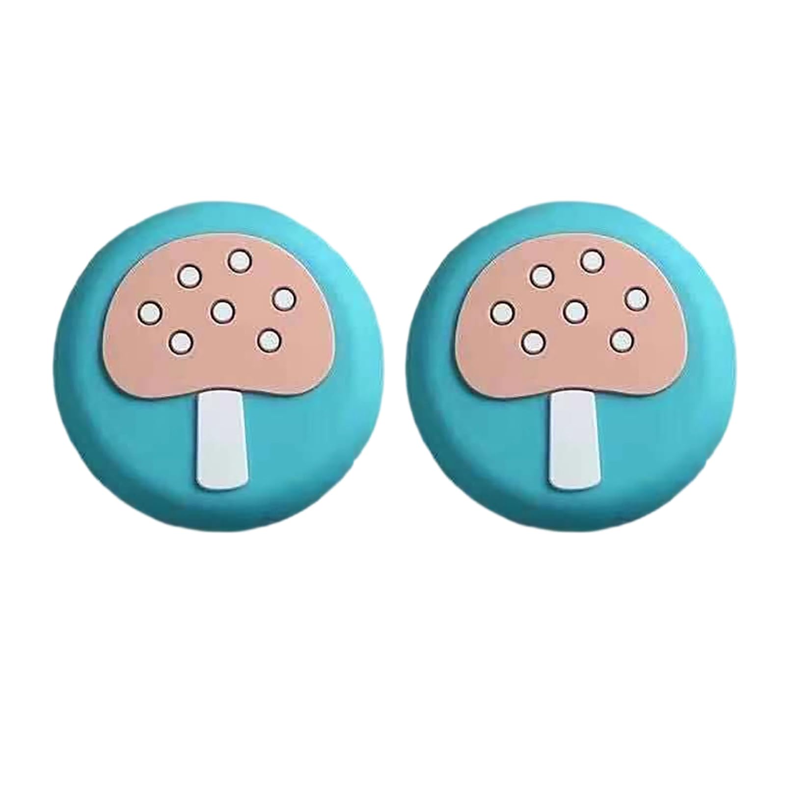 bayicie 2Pcs Cartoon Door Knob Stopper Wall Protector Self-Adhesive Round Square Door Handle Stop Quiet Shock Absorbent -collision