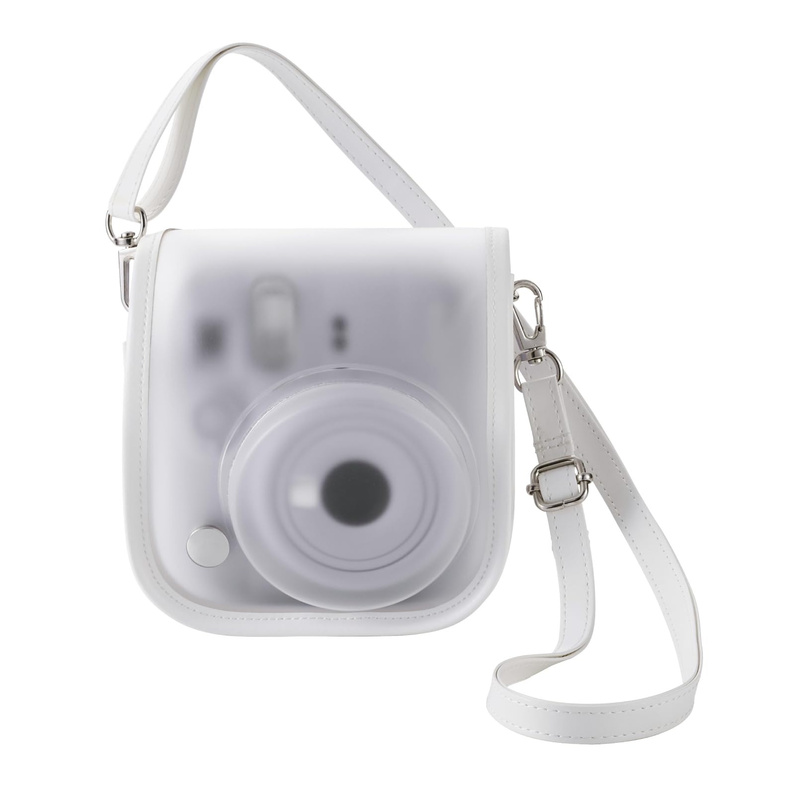 エレコム チェキ instax mini 13 mini 12 用 カメラケース カバー ケースのまま撮影可能 マグネット フラップ 傷やホコリから守る ストラップ付属 IC-CCM13