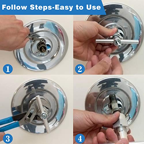 Faucet Cartridge Tool, Premium Alloy Cartridge Puller Tool For Moen Posi-Temp 1200, 1222, 1225, Cartridge Puller For Moen 104421, Shower Valve Cartridge Tool/Cartridge Tool #TOP4