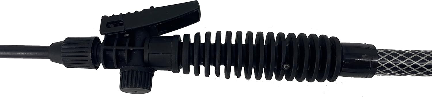 Close-up of wand with trigger