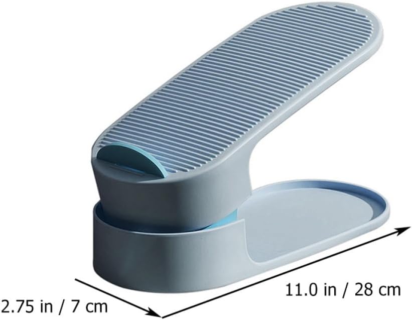 Healifty Shoe Rack Holder Double Layer Adjustable for Slippers and Heels