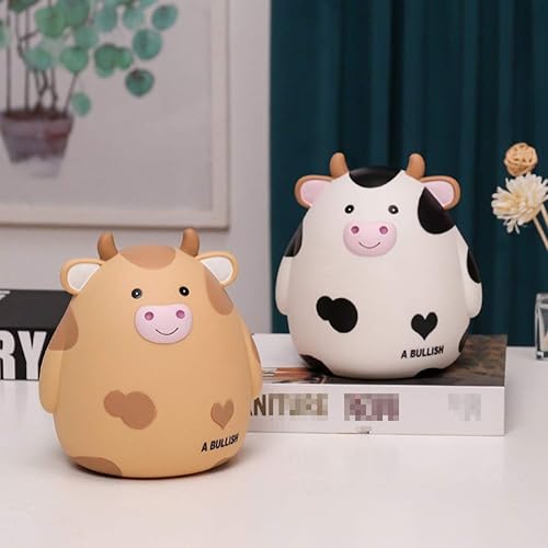 Miniatura 7 de Toddmomy Alcancía de vaca banco de monedas de vaca de leche para niños alcancía de plástico para dinero caja de ahorro de dinero para niños niñas