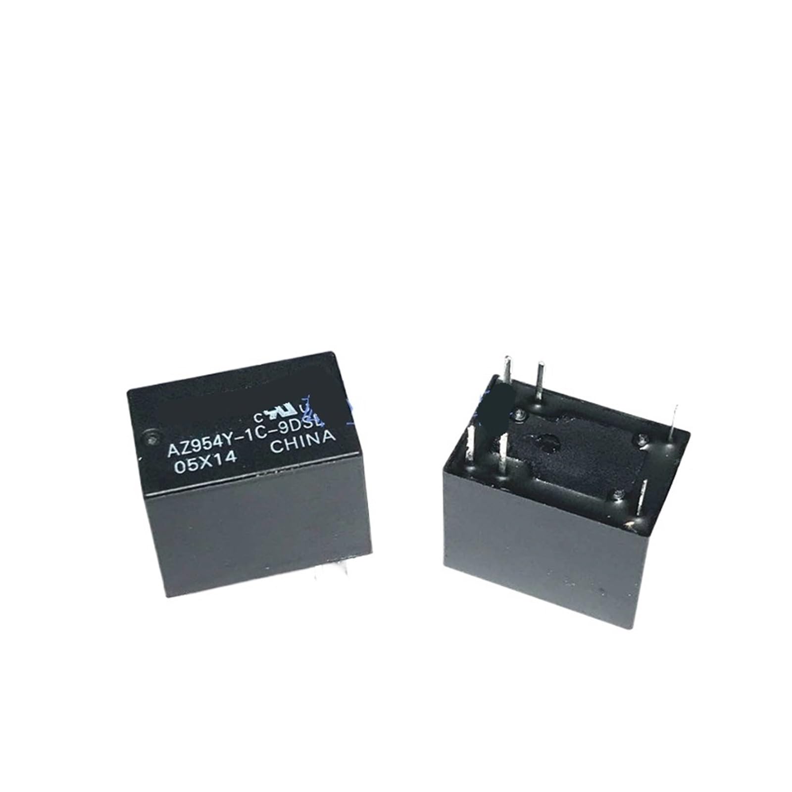Relé 9VDC HF4100 con 6 pines para conmutación precisa en circuitos 2