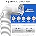 Cestluck Portable AC Window Vent Kit, with 5.9