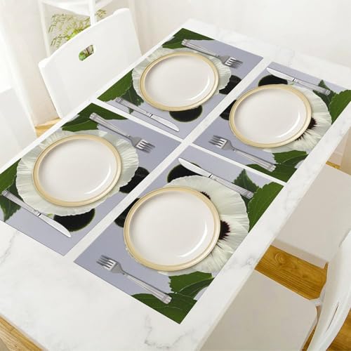Sets de table panda lavables pour protéger du chaud et des taches