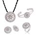 Silver Plated Amharic Jewelry Set Coptic African Gift Eritrea Habesha Women Girl Jewelry