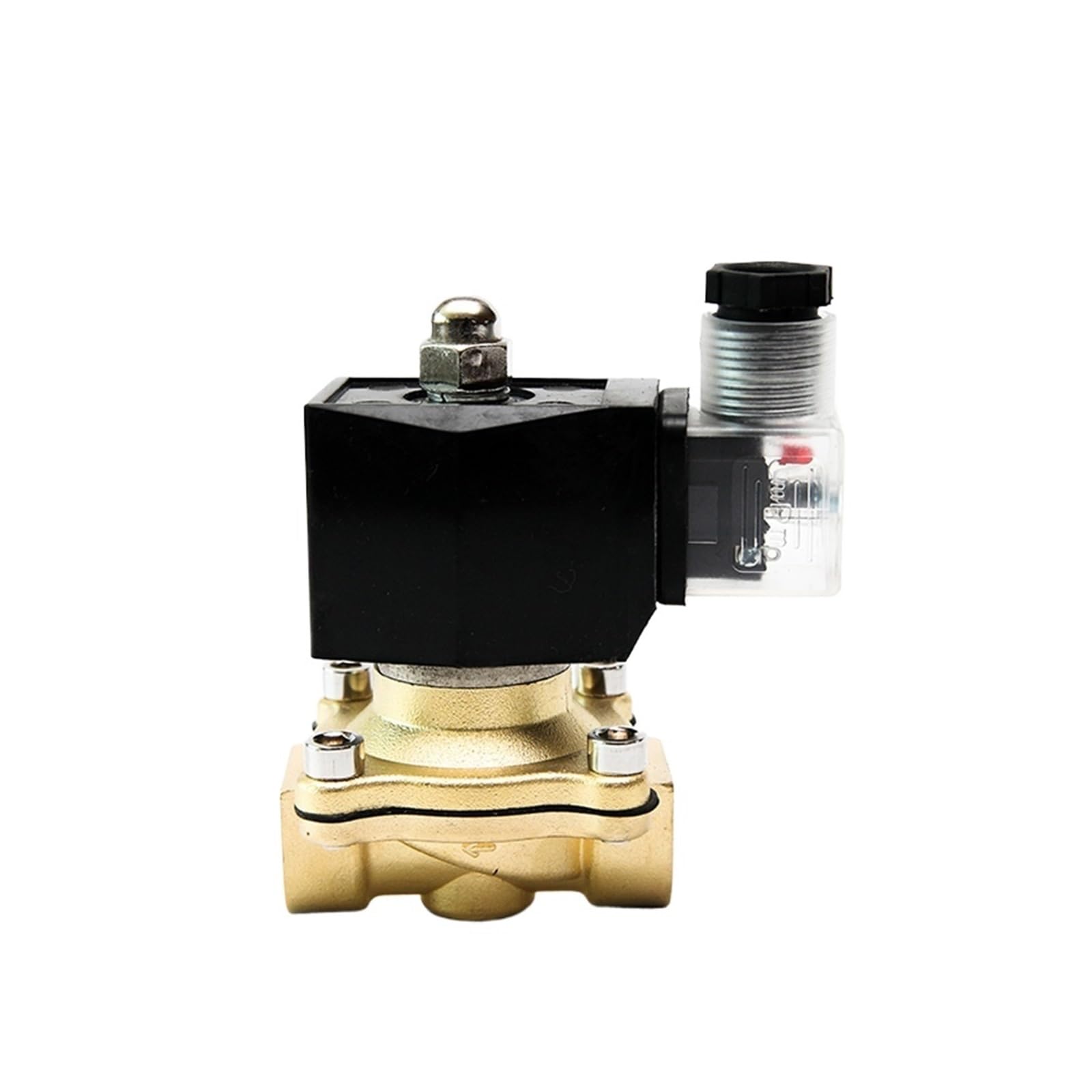 VSPPJYFG G thread 1/2" solenoid valve 12V IP65 normally closed brass solenoid valve with LED power indicator 24V 12V 220V 110V(G-380VAC-EPDM-SEAL)