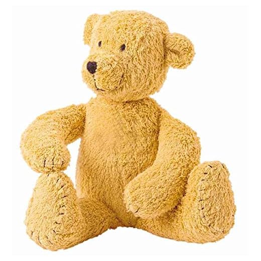 Kathe Kruse 75405 - Oso de peluche (40 cm), color amarillo [importado de Alemania]