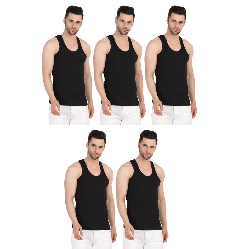 sirtex eazy Eazy Men's Round Neck Derby Black Vest-picture-42
