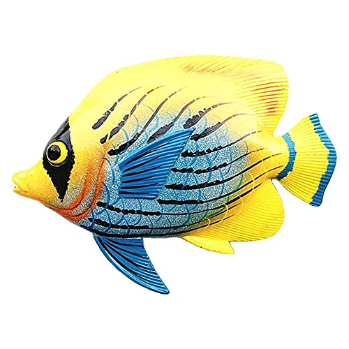 Jhhomezeit 11 Inches Ocean Sea Tropical Fish Hanging Art Wall Decor Set Of 2 Resin Sculpture For Outdoor Or Indoor #TOP7