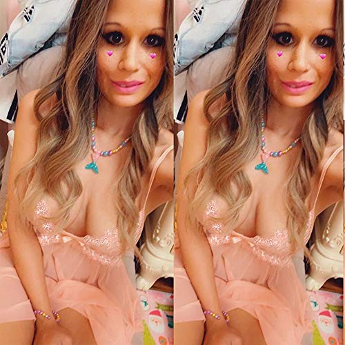 Image of Avidlove Women Lace Lingerie Front Closure Babydoll V Neck Nightwear Sexy Chemise Nightie