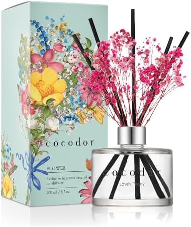 COCODOR Lavender Reed Diffuser/Garden Lavender / 6.7oz(200ml) / 1 Pack/Home Decor & Office Decor, Fragrance and Gifts 45