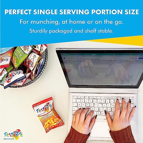 Image of Feel Festive Roasted Chickpeas Variety Snack Pack - Crunchy Balanced Macro Nut Free Healthy Garbanzo Beans - Non-GMO Vegan Soy-Free - Convenient 24 Bags