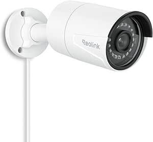 REOLINK 5MP Security PoE IP Camera, Person/Vehicle/Pet Detection, Time-Lapse, 100ft IR Night Vision, Work with Smart Home, Support 256GB SD Card, Surveillance Outdoor Indoor, RLC-510A asin的图片