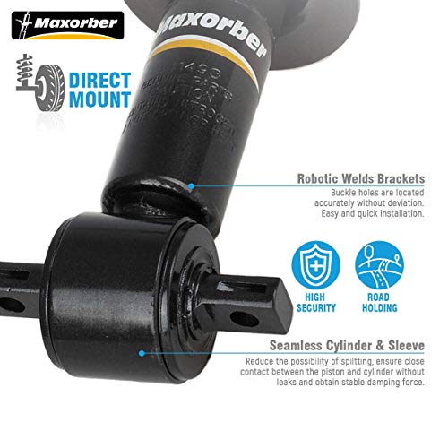 Maxorber Front Set Shock Struts Absorber Compatible with Cadillac Escalade Avalanche Silverado 1500 Suburban 1500 Tahoe Sierra 1500 Yukon Shock Absorber 341493 39105 - Thumbnail 3