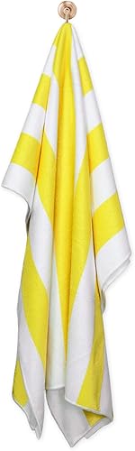 Miniatura 2 de Romantic Angels Toallas de playa a rayas, de gran tamaño, de microfibra, cabaña, toallas de piscina grandes para adultos, toallas de playa suaves y