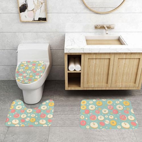 Tapis de sol antidérapant donuts pour un intérieur cosy