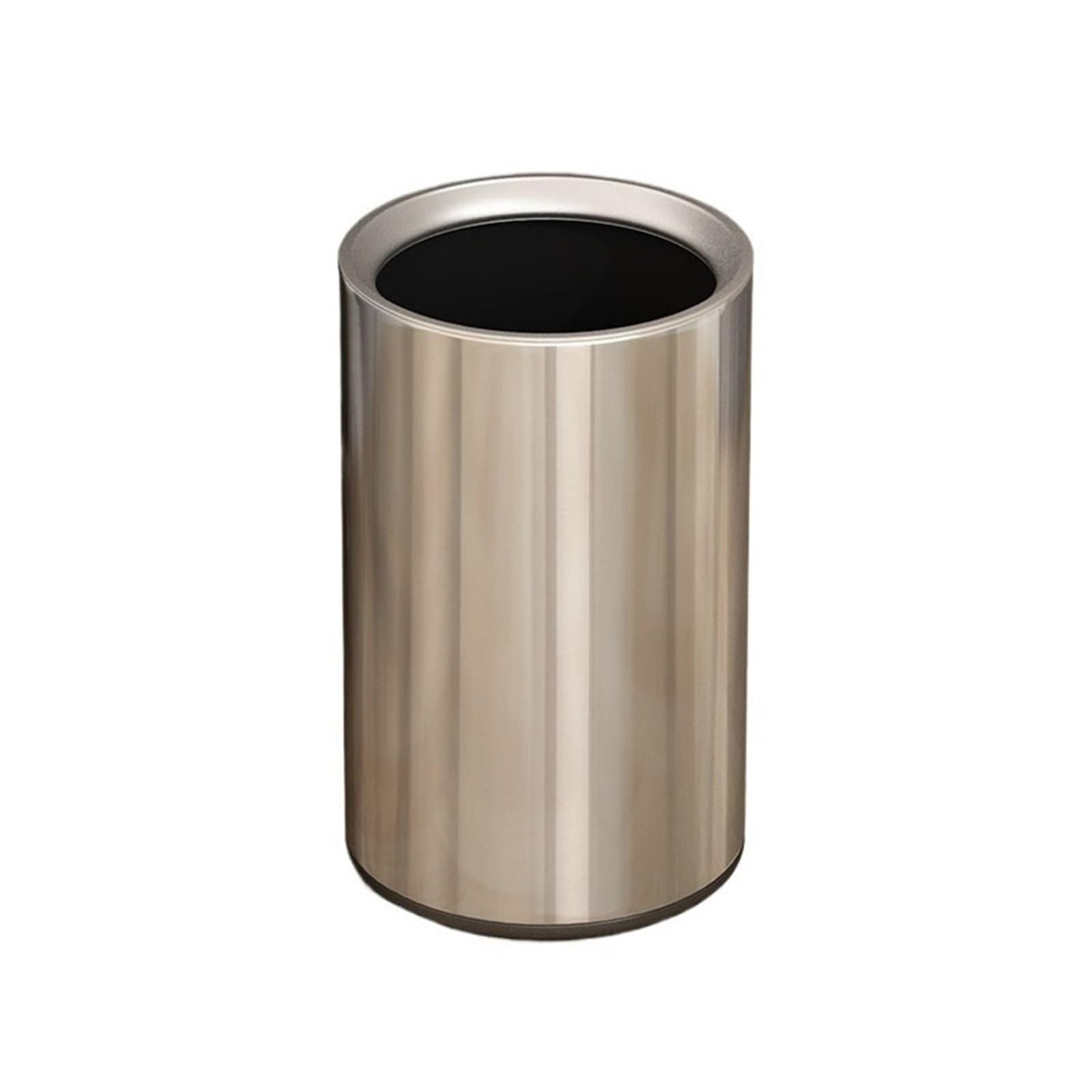 Hhmmei2024-23 Rubbish and Waste Bin Garbage bin, kitchen, bedroom, home office Trash Can(Silver)