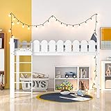 【Con dos armarios de almacenamiento】 Esta litera para niños está equipada con dos armarios de almacenamiento, el armario de almacenamiento se puede utilizar por separado, es muy conveniente almacenar juguetes para niños, libros, etc.
