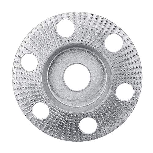 Muela de madera para amoladora 115 con disco de tungsteno de 110mm plata 4